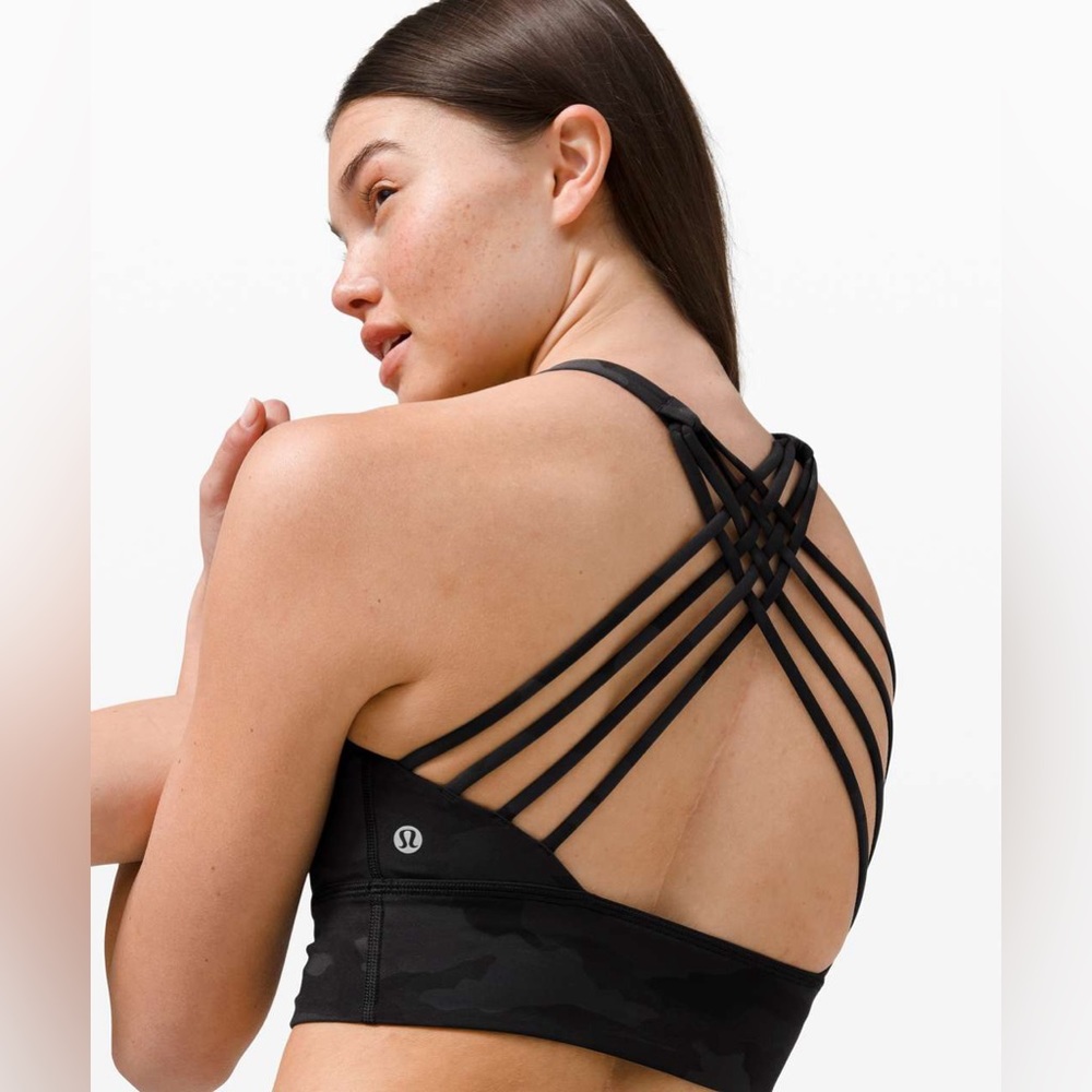 Lululemon Free To Be Bra Wild High Neck Long Line *Light Support, A/B Cup